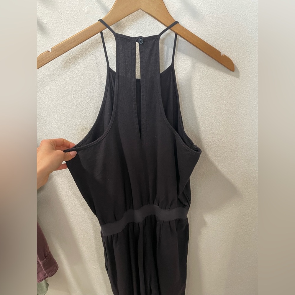 Monrow Athletic Woven Mix Jumpsuit - Picture 4 of 6